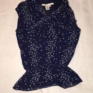 Navy blue top